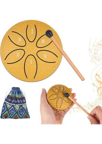 Tamburu, 6 Tonlu, Dış Mekan, Yağmur Davulu, Dış Mekan, Yağmur, Ses Çanağı, Çakra, Yağmur Davulu, Taşınabilir Mini Davul, Yağmur Tamburu, Dış Mekan Yağmur Tamburu, Bahçe Için, Mini Davul,