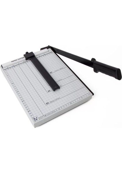 Kollu Tablalı A4 Giyotin Kağıt Kesme Makinesi Ofis Hobi El Işi A4 Kollu Giyotin
