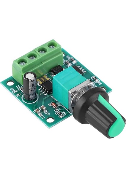 Alçak Gerilim Motor Hız Kontrol Cihazı Dc 1.8V 3V 5V 6V 12V 2A 1803BK 1803B Hız Kontrol Düğmeli Ayarlanabilir Sürücü Anahtarı (Kosdfoge)