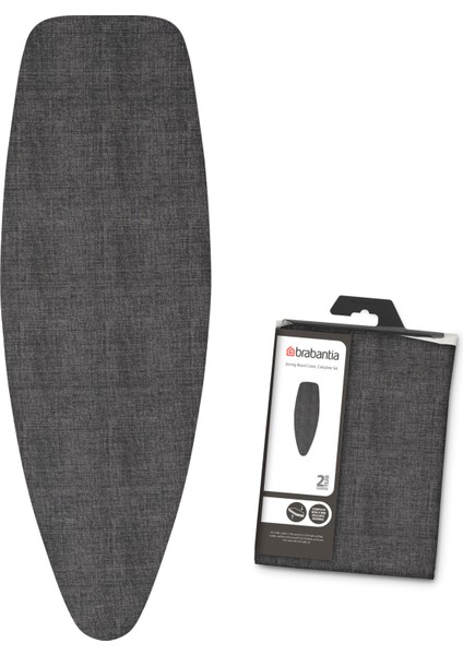 005-01-135X45CM (D) Ütü Masası Kılıfı-Denım Black-8mm Süngerli