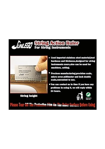 Gitar Eylem Ölçer Gitar Dize Yükseklik Ölç indirimleri
