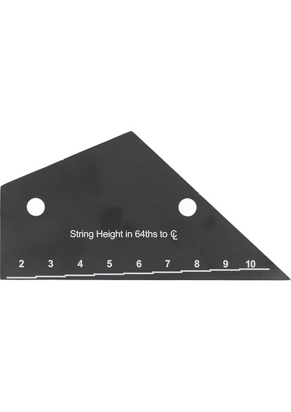 Gitar Fret Rocker Paslanmaz Çelik Gitar Teli Eylem Ölçer Elektrik ve Akustik Gitarlar Için Doğru Gitar Tel Yükseklik Cetveli