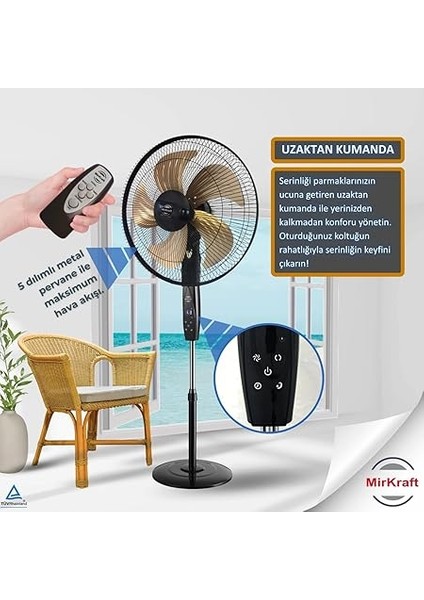 FS-5018 Stand Fan Vantilatör 18'' (Manuel) modelleri