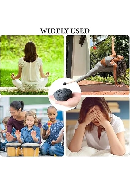 Mini Çelik Dilli Davul 3 Inç (8 Cm) Bagetli 6 Nota El Perküsyon, Müzik Kitabı, Çekiç, Müzikal Yogaya Yeni Başlayanlar Yetişkin Çocuklar Için Handpan (Mavi) indirimleri