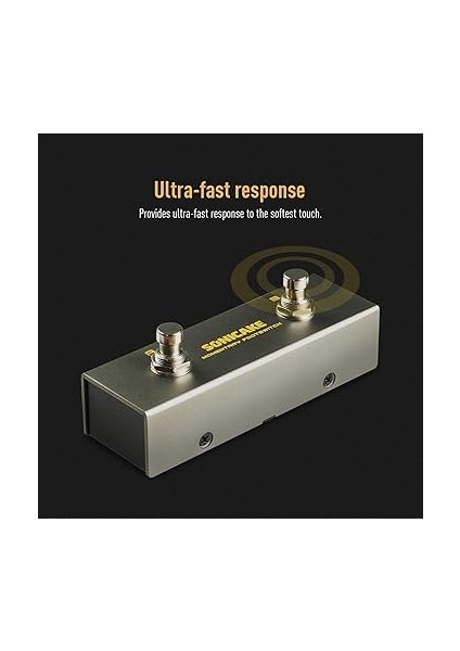 Çift Ayak Pedalı 6.35MM Anlık Mini Ayak Anahtarı Gitar Trs Kablosu ile modelleri