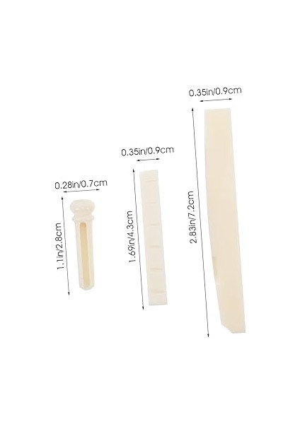 1set Folk Gitar Aksesuarları Kemik Köprü Pimleri ve Köprü Eşikleri Seti Akustik Gitar Kalitesini Artırmak Için Kolay Değişim Imkanıyla Tasarlandı indirimleri