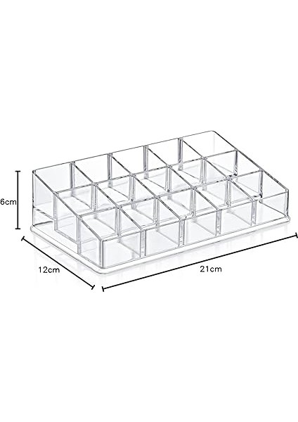 Şeffaf Akrilik 15 Gözlü Oje Düzenleyici, Akrilik Oje Standı fırsatları