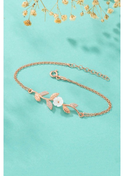 Manolya Çiçeği Kadın Gümüş Bileklik fiyatları