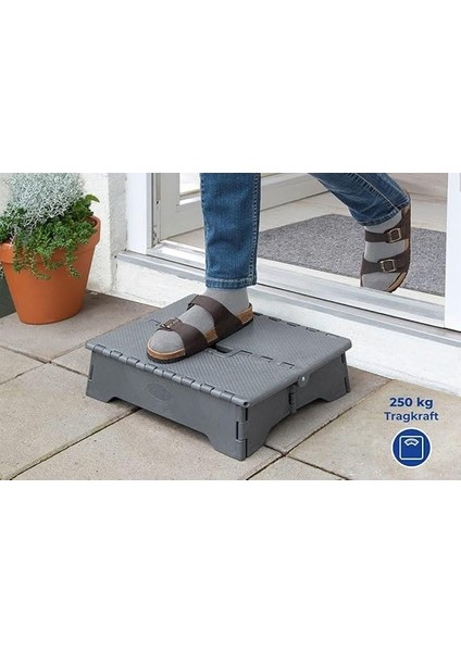 Katlanabilir Kaymaz Tabanlı Basamak – Taşıma Saplı, Banyo, Balkon, Küvet ve Veranda Için Katlanabilir – 28X40 cm modelleri