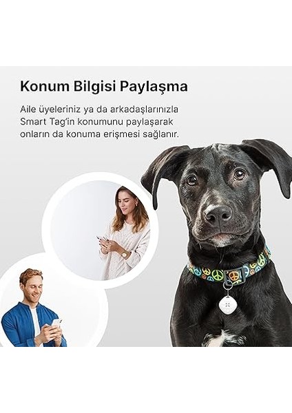 Smart Air Tag Akıllı Bluetooth Takip Cihazı Anahtar Çanta Bavul ve Evcil Hayvan Için Kayıp Eşya Bulucu Uzun Pil Ömürlü Ios Uyumlu (Siyah) X6605 modelleri