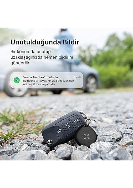 Smart Air Tag Akıllı Bluetooth Takip Cihazı Anahtar Çanta Bavul ve Evcil Hayvan Için Kayıp Eşya Bulucu Uzun Pil Ömürlü Ios Uyumlu (Siyah) X6605 fırsatları