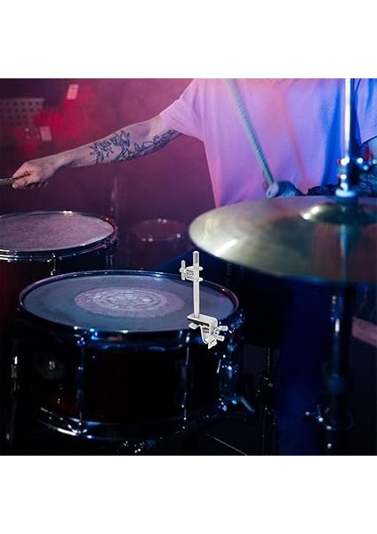 2 Adet Inek Çanı Kelepçesi: Inek Çanı Için Metal Davul Braketi - Ağır Hizmet Tipi Metal Kelepçe - Bas Davul ve Zil Standı Için Perküsyon Aksesuarı indirimleri