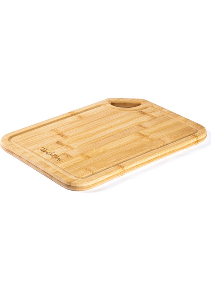 Bambu Köşe Tutacaklı Kesme Tahtası 40X30CM