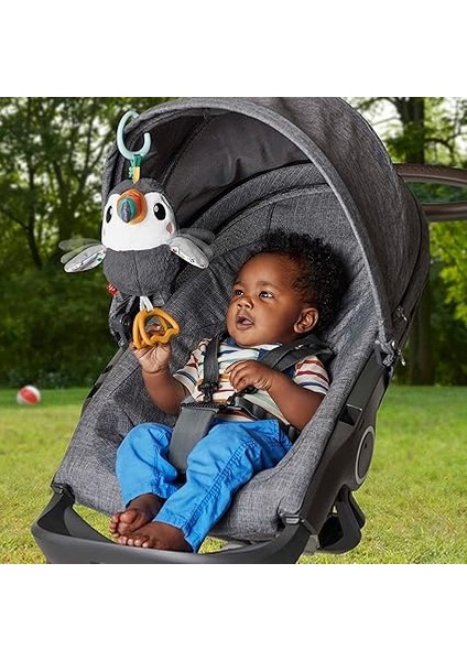 Kanat Çırpan Tukan Fisher-Price Bebek Arabası Oyuncağı, Kanat Çırpan Tukan, Yenidoğanlar Için Duyusal Gelişim Ayrıntılarıyla Aktivite Oyuncağı HNX66 fiyatları
