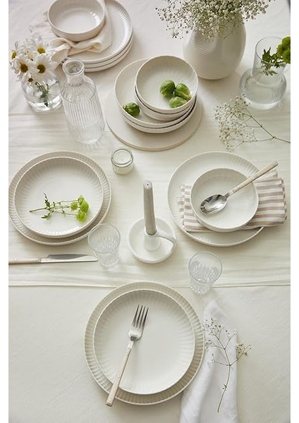 Porselen Bone Crest 18 Parça 6 Kişilik Yemek Takımı fırsatları