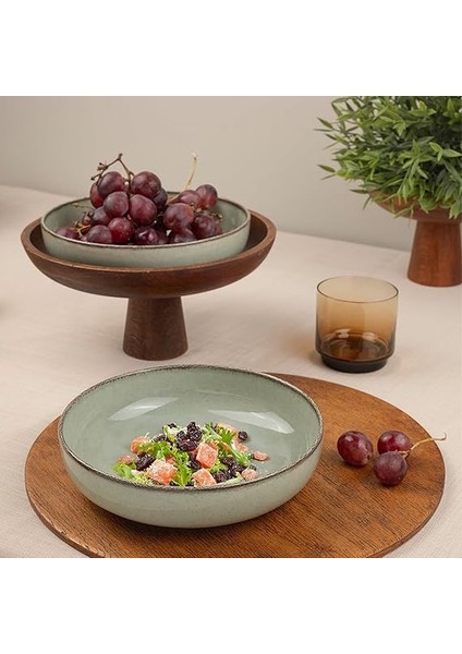 Porselen Moderna 2 Li 20 cm Kase Yeşil modelleri