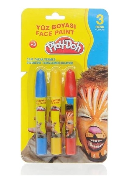 Yüz Boyası 3 Renk fiyatları