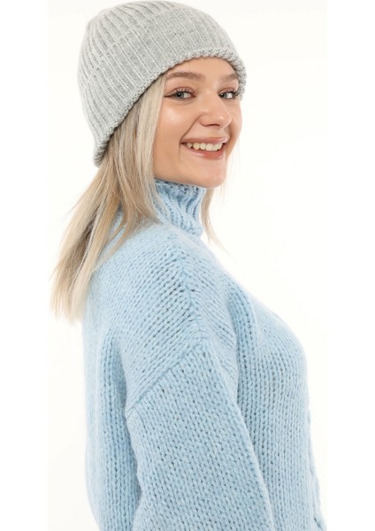 Yünlü Kışlık Unisex Fitilli Bere modelleri