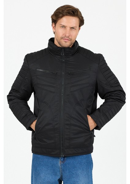 Dik Yaka Içi Peluş Erkek Mont - B8031 fırsatları