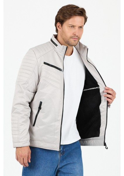 Dik Yaka Içi Peluş Erkek Mont - B8031 fiyatları