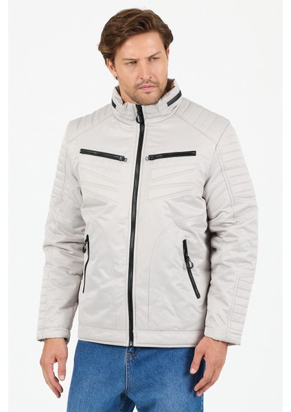 Dik Yaka Içi Peluş Erkek Mont - B8031 fırsatları