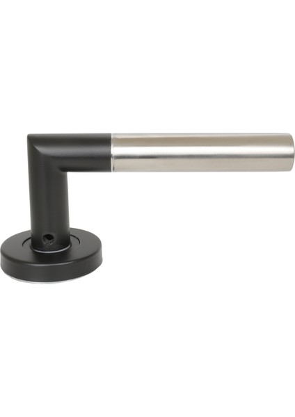 Vega Siyah Saten Oda Tipi Rozetli Paslanmaz Kapı Kolu Takım fiyatları