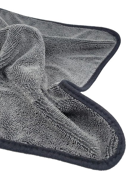 Concept Mikrofiber Süper Emici 50X 70 cm Araç Kurulama Bezi Süper Emici Kalın Fil Özellikli Oto Kurulama Temizlik ve Uygulama Havlusu (Gri)