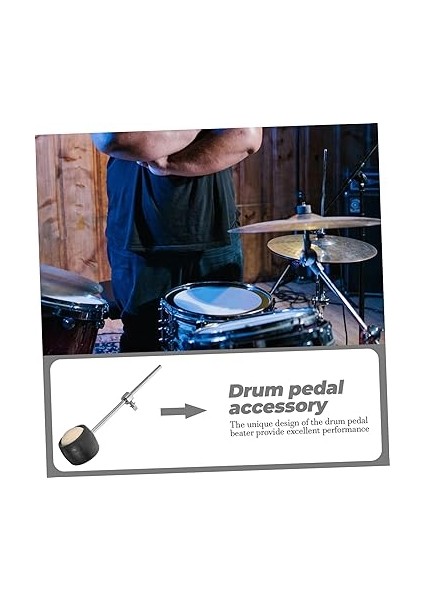 Step On The Hammer Müzik Aleti Bas Davul Pedalı Davul Fırçaları Perküsyon Aleti Davul Anahtarı Cırcırlı Bas Davul Tokmak Seti Müzik Oyuncakları Davul Derileri Davul Taburesi Davul indirimleri