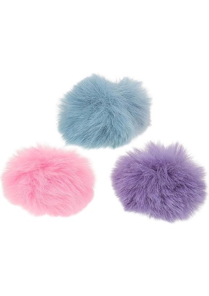 3 Adet Lavalier Mikrofonlar Için Rüzgar Gürültüsü Azaltıcı Podcast Canlı Yayın ve Dış Röportajları Için