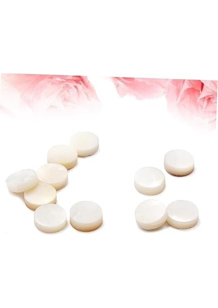 Adet Beyaz Kabuğu Gitar Fretboard Noktaları Gitar Ukulele Mandolin ve Banjo Için Dekoratif Işaretleyiciler Kolay ve Taşıma fiyatları