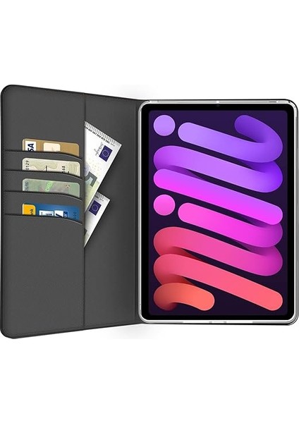 iPad Mini 6 Jenerasyon Için Kılıf, Koruyucu Kılıf, Tablet Çantası, Stant Fonksiyonu, iPad Mini 8,3 Inç [6. Nesil], Siyah fiyatları