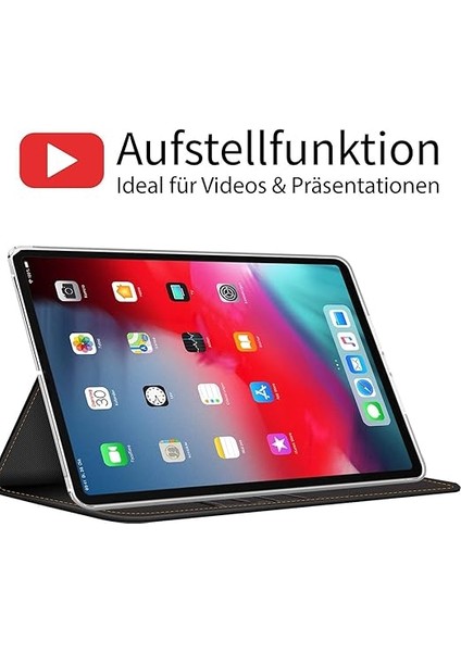 iPad Mini 6 Jenerasyon Için Kılıf, Koruyucu Kılıf, Tablet Çantası, Stant Fonksiyonu, iPad Mini 8,3 Inç [6. Nesil], Siyah fırsatları