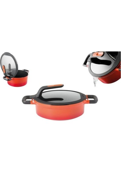 Gem Stay Cool Derin Tencere Turuncu 24 cm fiyatları