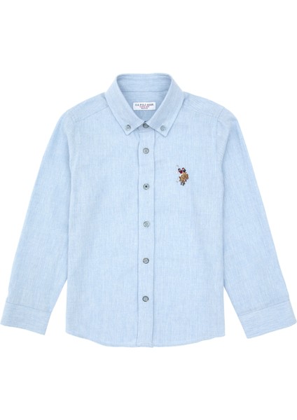 Erkek Çocuk Açık Mavi Gömlek Basic 50307690-VR003