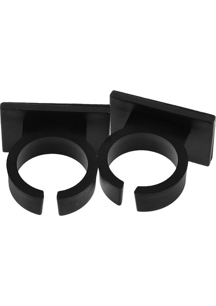 2 Adet Mikrofon Tutucu Kelepçesi Yapışkanlı Mikrofon Aksesuarları Evrensel Taşınabilir Klipsli Mikrofon Bayrağı Sunucu Röportajı Ktv Için