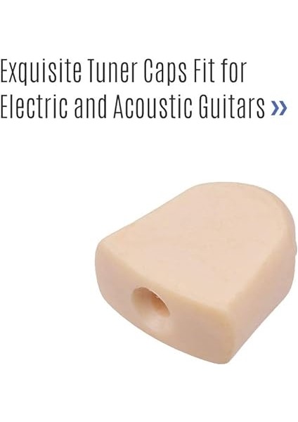 Tuş Kapağı 6 Adet Tuning Peg Caps Cilalı Tuner Key Button Cap String Knob Sap Vidalı Yıkama Parçaları Akustik ve Elektronik Gitarlar Için Sarı fırsatları