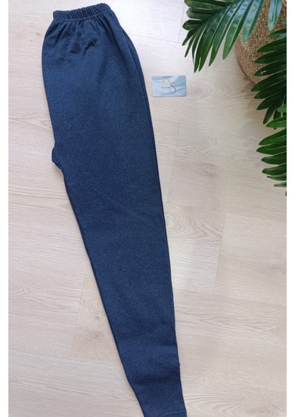 Büyük Beden 4'lü Paket Pamuk Şardonlu Termal Tayt Termal Içlik Kışlık Tayt Lacivert Renk modelleri