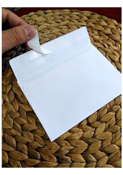 100 Adet Kendinden Yapışkanlı Zarf Davetiye Mektup Para Belge Dilekçe Düğün Kına Nişan Sünnet 16,3cm x 11,5cm 100'LÜ fiyatları