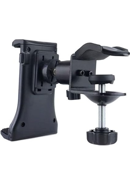 Masa, Raf Tablet ve Telefon Tutucu Sıkıştırmalı Ayarlanabilir Sehpa Sıra Raf Mobilya Kenarına Profesyonel Tutucu Kıskaçlı Stand Kolay Kurulum 4-13 Inç Arası Cihazlar Için Uygun B3 modelleri