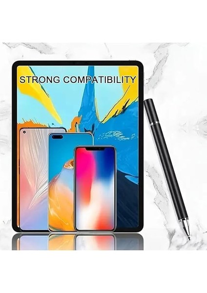 Trend iPhone iPad ile Uyumlu Dokunmatik Kalem Telefon/tablet ve Tüm Dokunmatik Cihazlar Için Uygun Dokunmatik Kalem 2 In 1 Kalem indirimleri