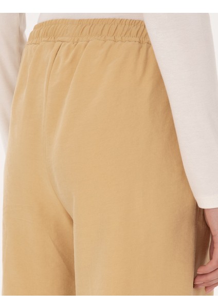 Kadın Kum Loose Fit Kanvas Pantolon 50318198-VR085