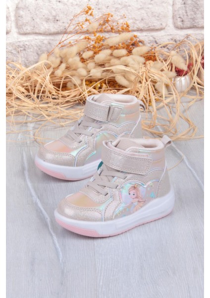 946.B25K.419 Klint Bej Işıklı Kız Çocuk Bot modelleri