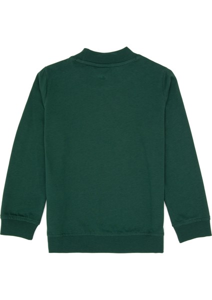 Erkek Çocuk Koyu Yeşil Sweatshirt 50314971-VR079 fırsatları