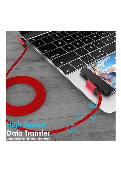 USB C Kablosu, 1.5m USB Tip C 90 Derece Sağ Açı Senkronizasyon ve Hızlı Şarj Kablosu Huawei P30, Moto G9, G8, Samsung Note 20, S20 S10 A21S A20E A51, Oneplus 8 7, Pixel 5 4 Vb. ile Uyumlu - Kırmızı indirimleri