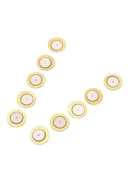 10 Adet Çapında Piezo Disk Enstrümanlar Için Yüksek Kalite Piezo Elemanlar Gitar Aksesuarı ve Mikrofonlar ile Uyumlu indirimleri