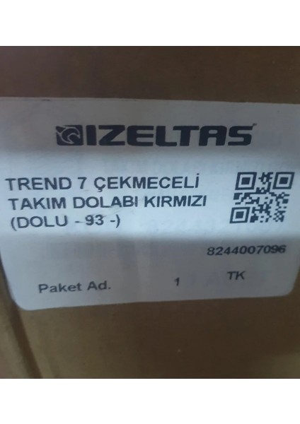 Takım Dolabı Trend Kırmızı 93 Parça (7 Çekmeceli) modelleri
