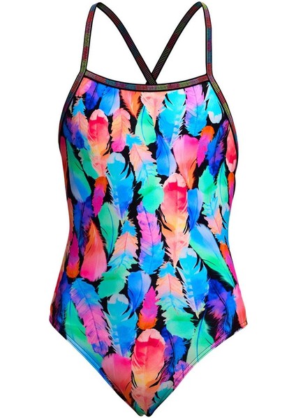 Stp Tickle Torture Kız Çocuk Çift Çapraz Askılı Mayo