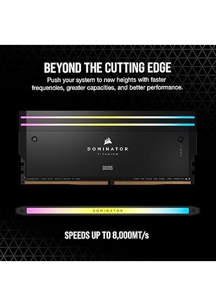 Domınator Tıtanıum Rgb 32GB (2X16GB) 7200MHZ CL34 Ddr5 Intel Xmp RAM-CMP32GX5M2X7200C34 modelleri
