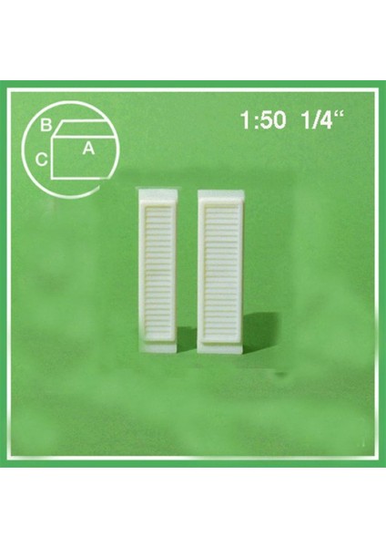 559008 1/50 Ölçek, Elbise Dolabı-Kombinasyonlu-10 Mm-Beya