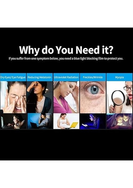 Mavi Işık Engelleyici Ekran Koruyucu Yüksek Geçirgenlik/ve Parlama Önleyici Mavi Işık Filtresi 15.6'' Dizüstü Bilgisayar Için 16:9 En Boy Oranı fiyatları